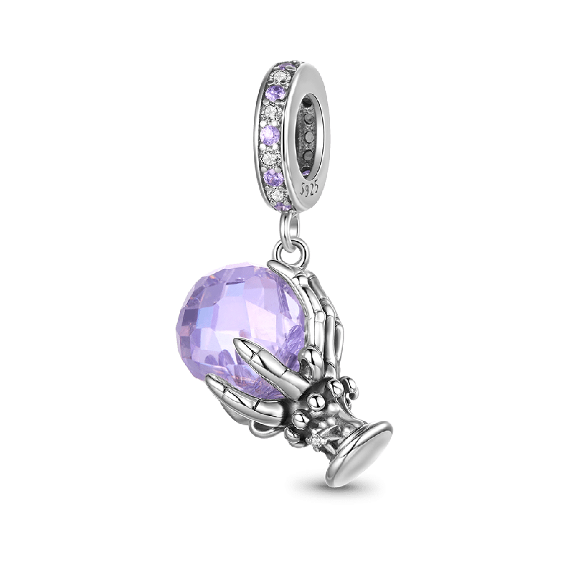 Crystal Skull Hand Pendant