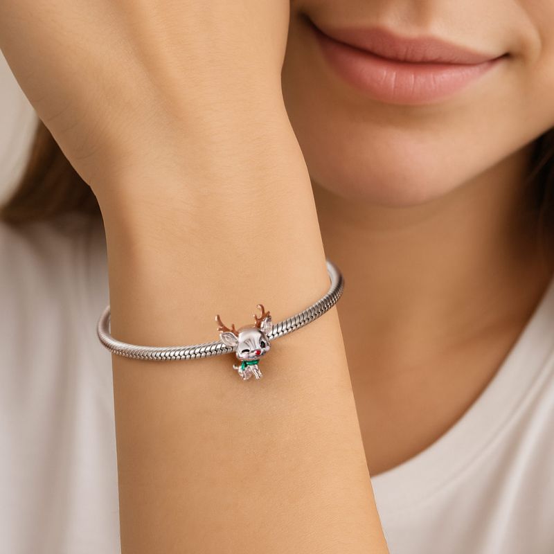 Christmas Elk Charm