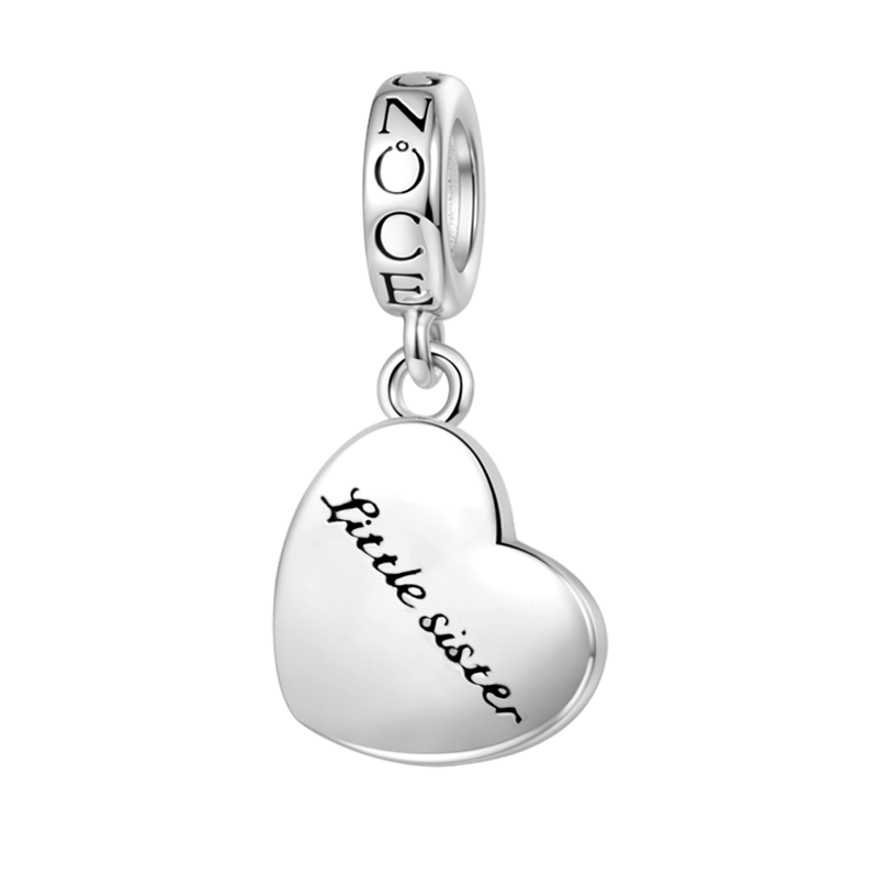 Little sister&Big sister Heart Pendant