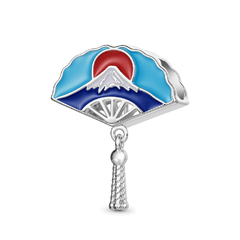 Mount Fuji Fan Charm