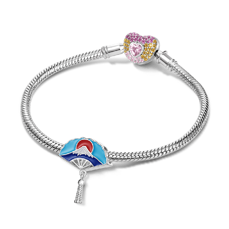 Mount Fuji Fan Charm