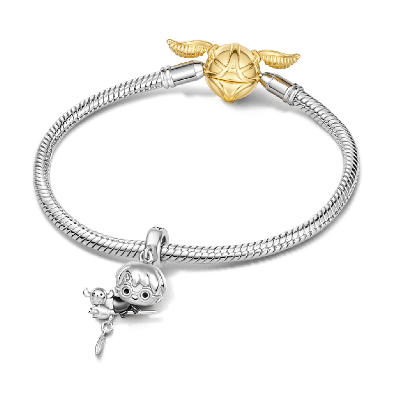 Harry Potter Riding A Broom Pendant