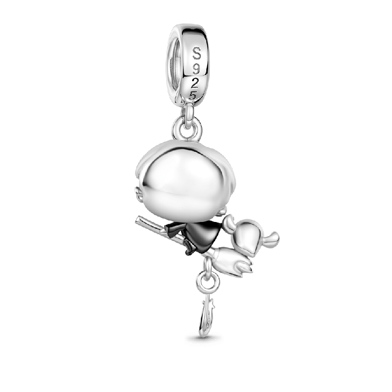 Harry Potter Riding A Broom Pendant