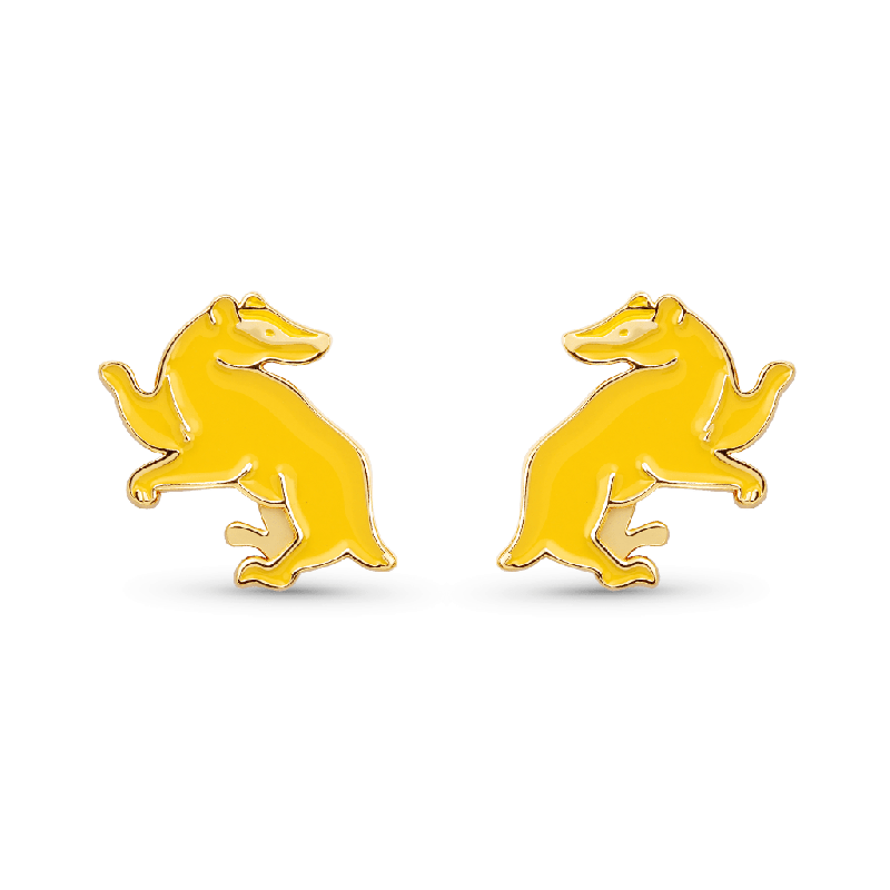 Hufflepuff Badger Stud Earrings