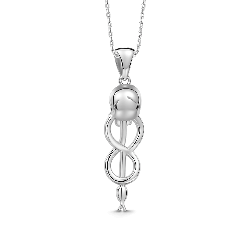 Morsmordre Skull Snake Symbol Necklace