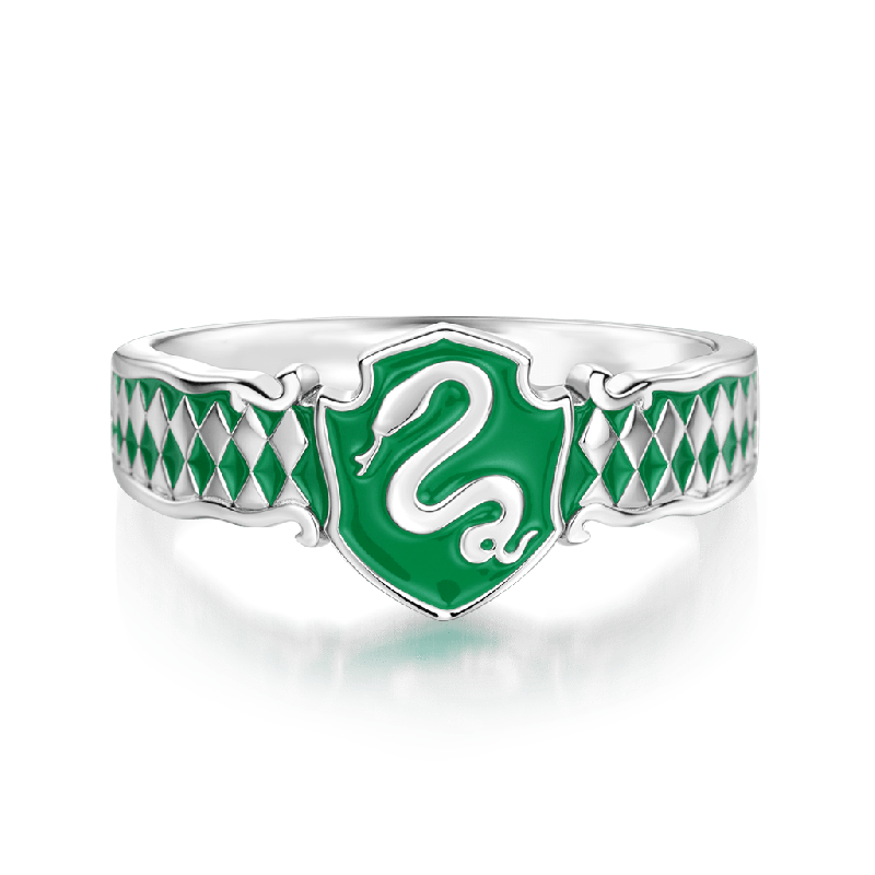 Slytherin Snake Band Ring