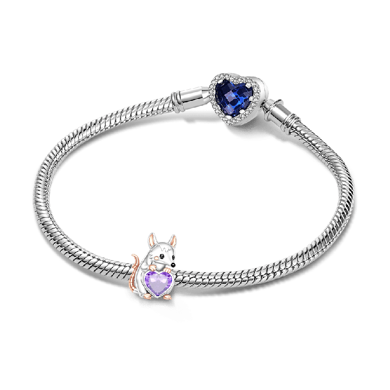 Opossum Birthstone Charm
