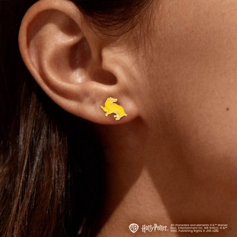 Hufflepuff Badger Stud Earrings