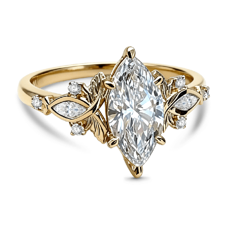 Marquise Cut Engagement Ring