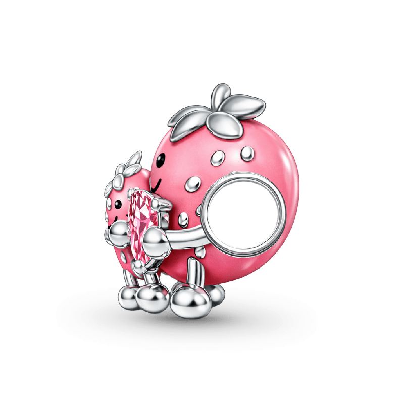 Strawberry Mom & Baby Charm