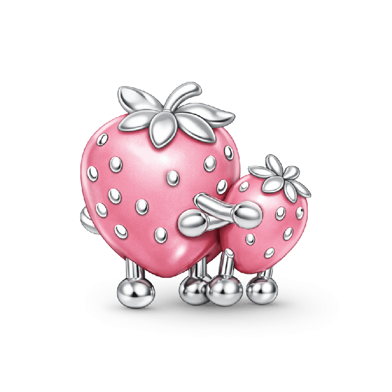 Strawberry Mom & Baby Charm