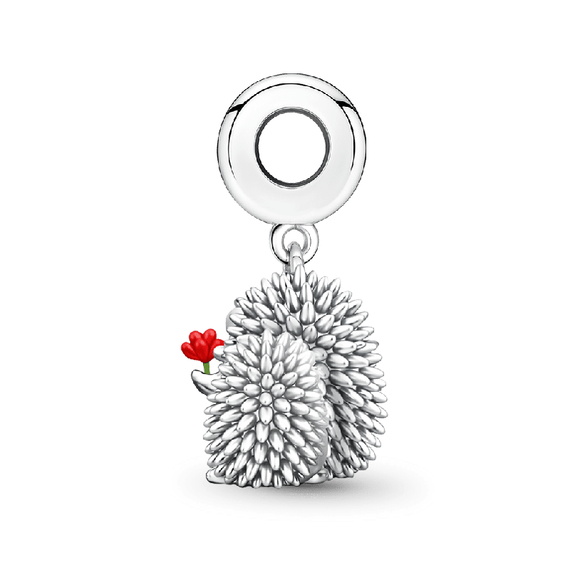 Hedgehog Mother & Child Pendant