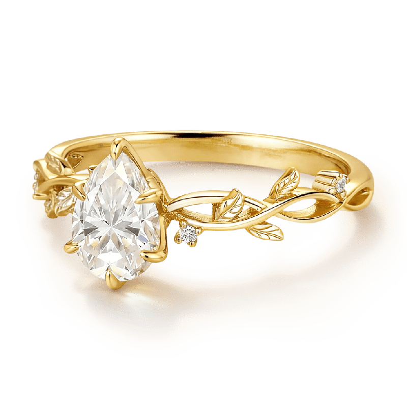 Vine Radiant-cut Engagement Ring
