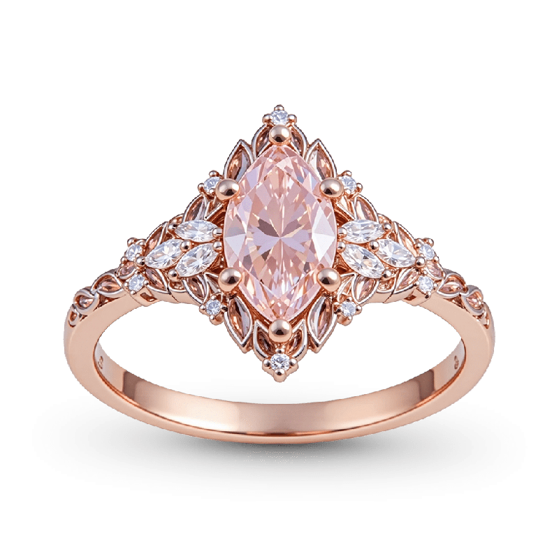 Marquise-Cut Engagement Ring