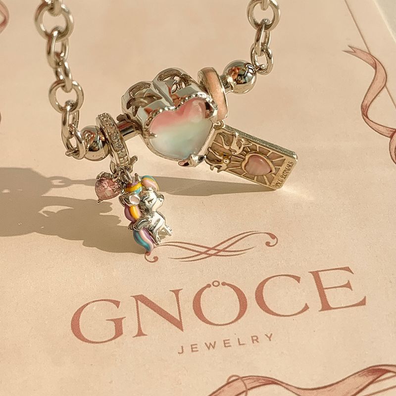 Heart Tarot Charm Bracelet Set
