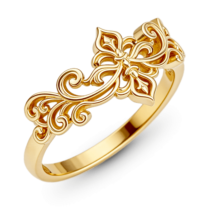 Nature-Inspired Enchantress Ring