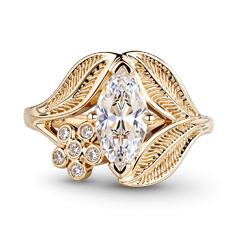 Marquise-Cut Engagement Ring