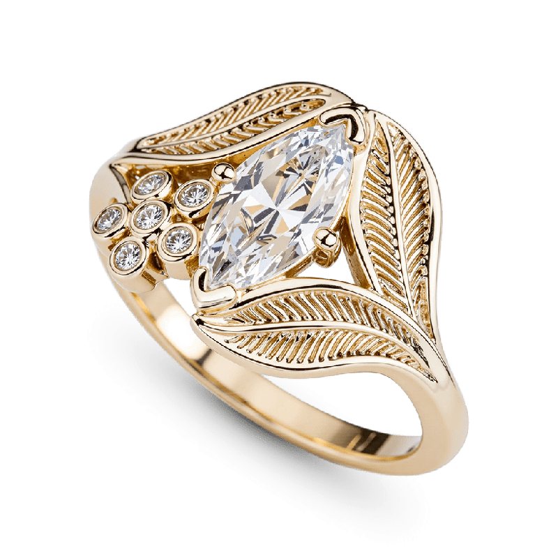 Marquise-Cut Engagement Ring