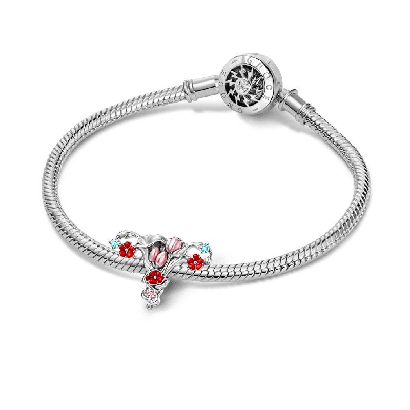 Floral Uterus Charm