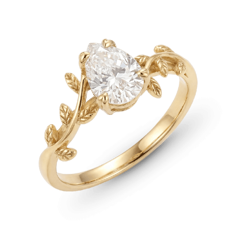 Pear-cut Engagement Ring