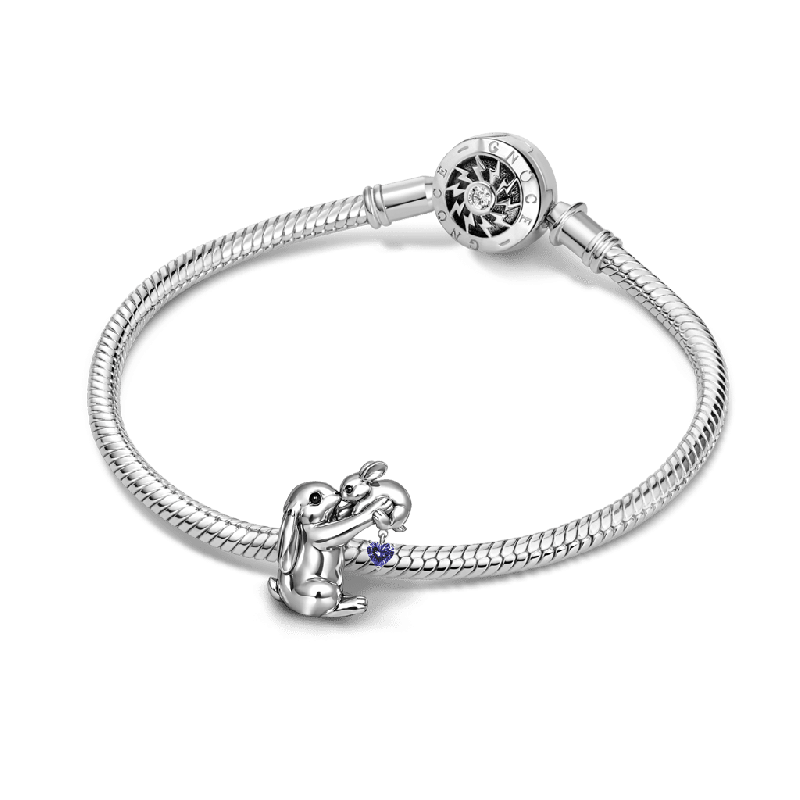 Rabbit Mother & Baby Charm
