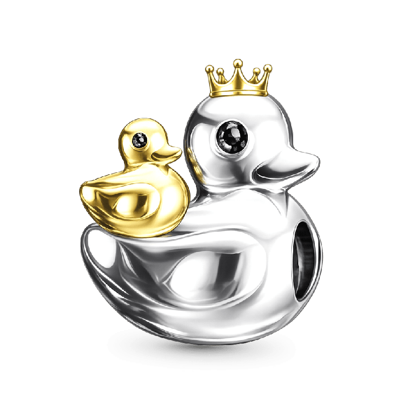 Little Yellow Duck Mother-Child Charm