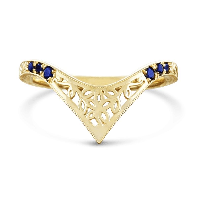 Marquise-cut Ring Set