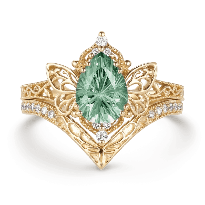 Fairy Butterfly Ring Set