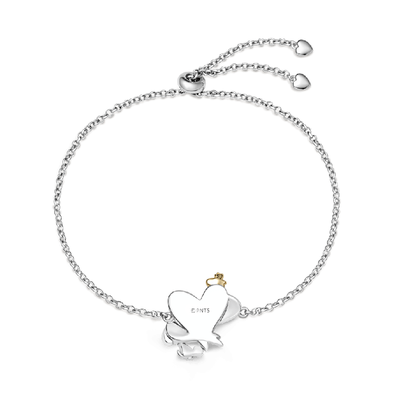 Snoopy Woodstock Heart Bracelet