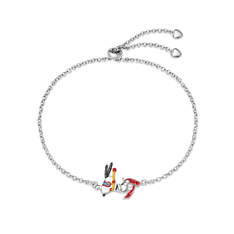 Snoopy Skateboarding Bracelet