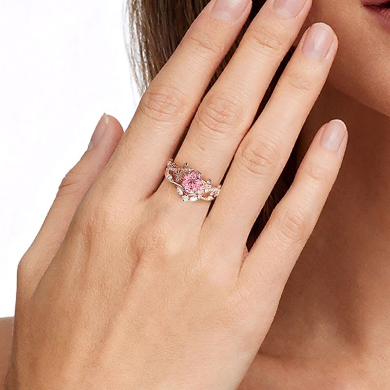 Flower & Vine Ring Set