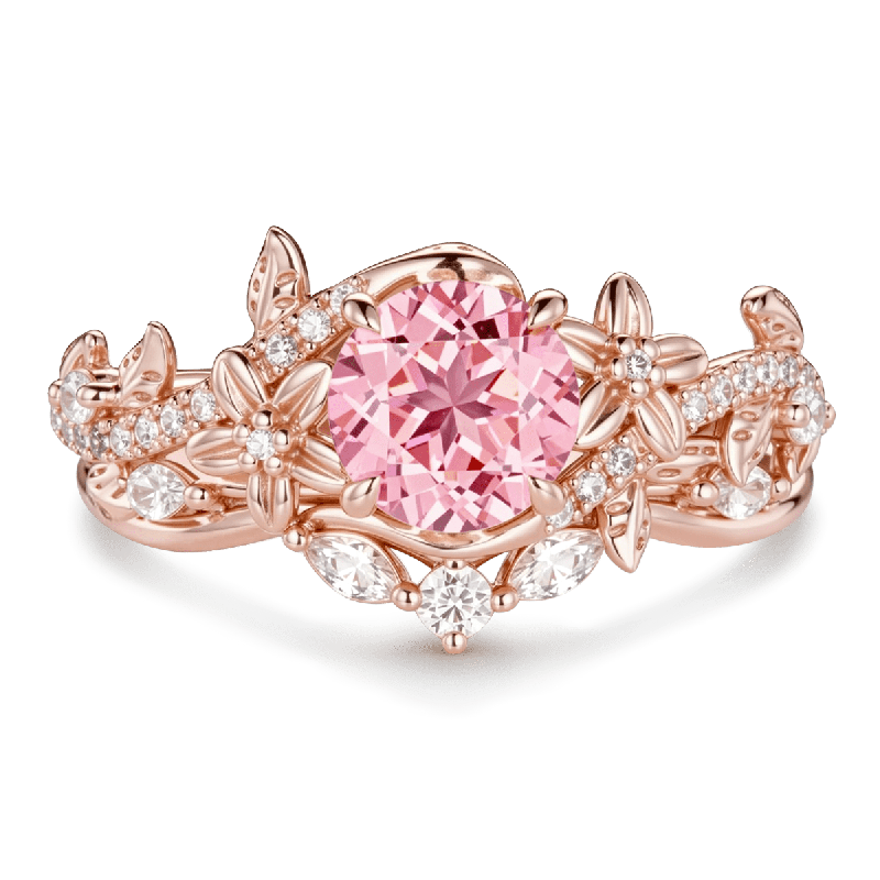 Flower & Vine Ring Set
