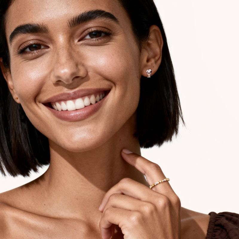 Snoopy Pear-Cut Earrings