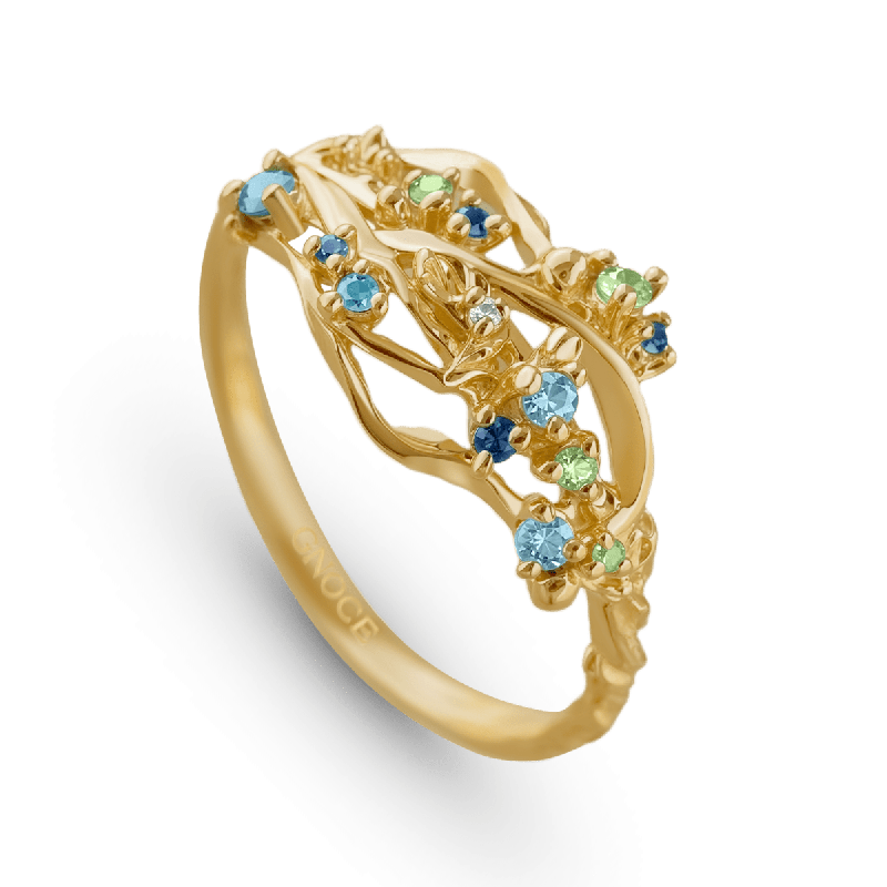 Vine Round-Cut Ring