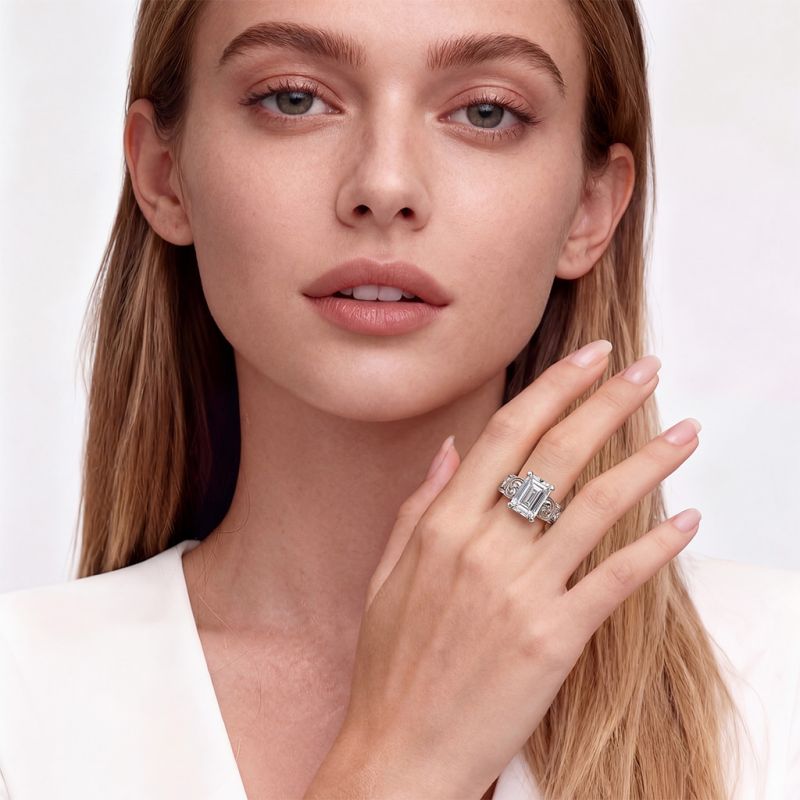 Emerald-Cut Ring