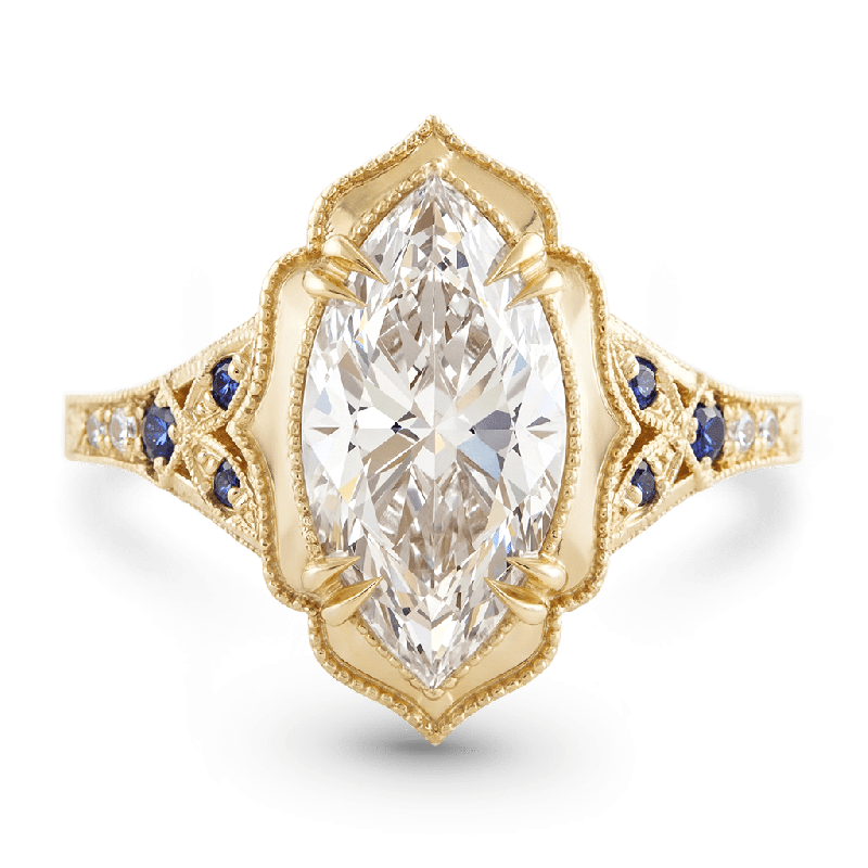 Victorian Style Marquise-Cut Ring