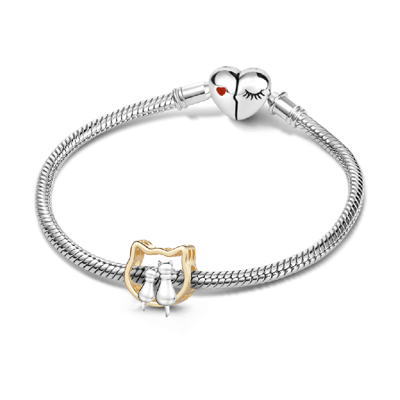 Hollow Cute Cat Charm