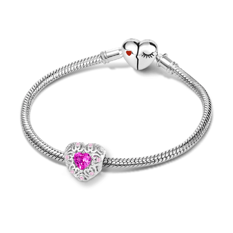 Hollow Love Heart Charm