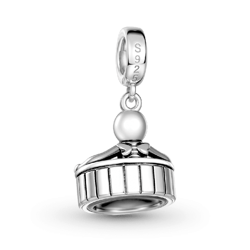 Skeleton In A Bath Charm