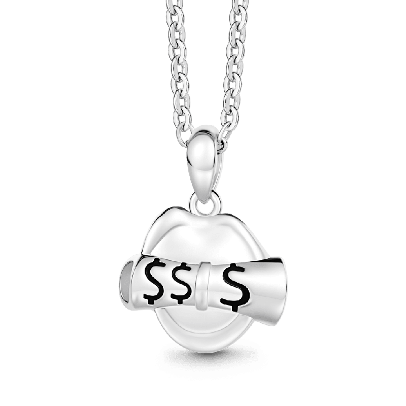 No Broke Boys Mouth Necklace