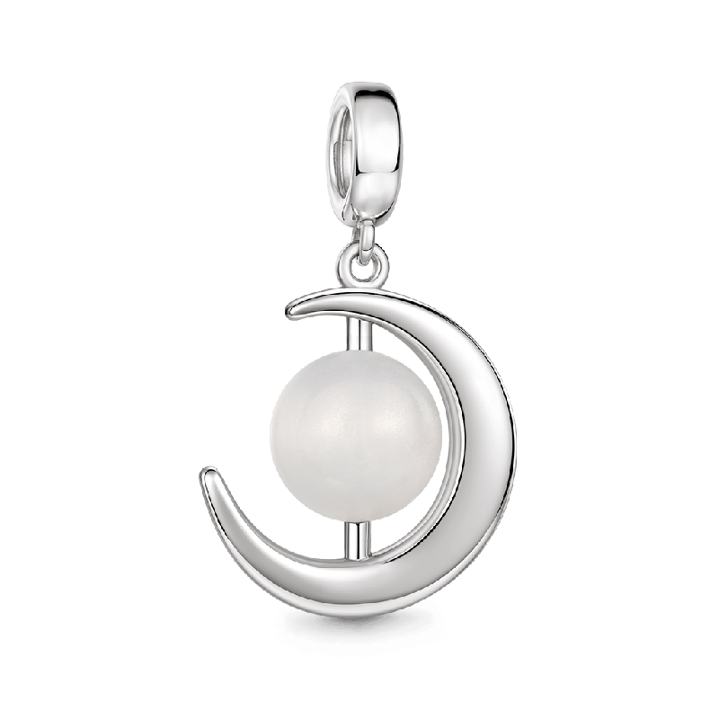 Moon Engravable Charm