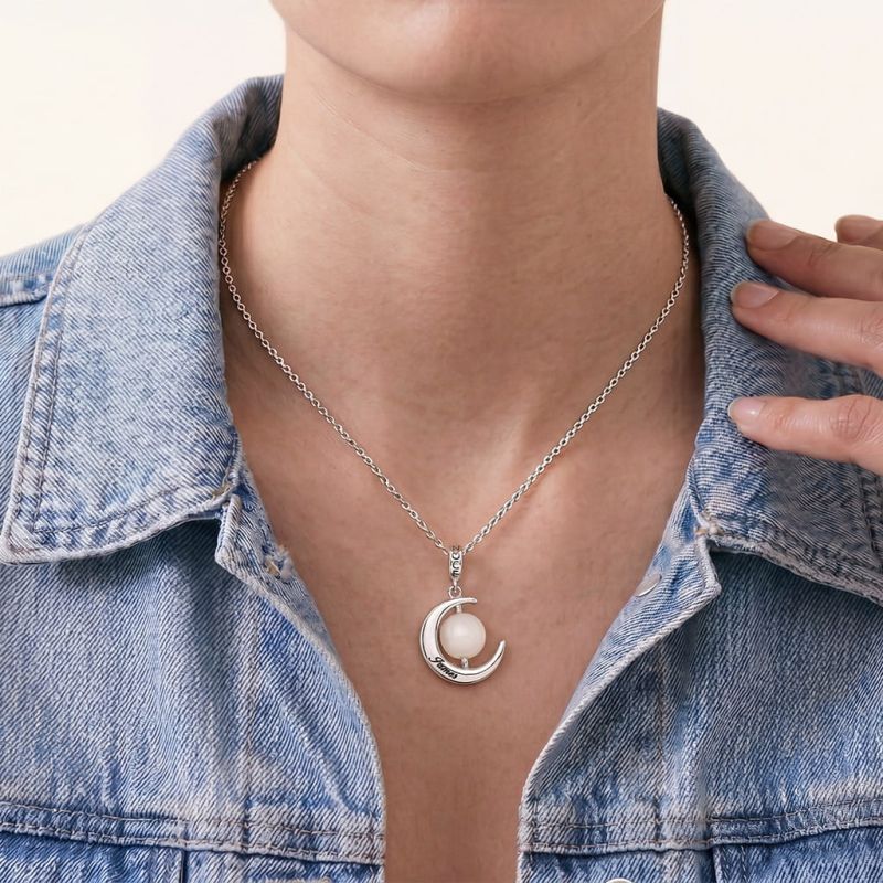 Moon Engravable Charm