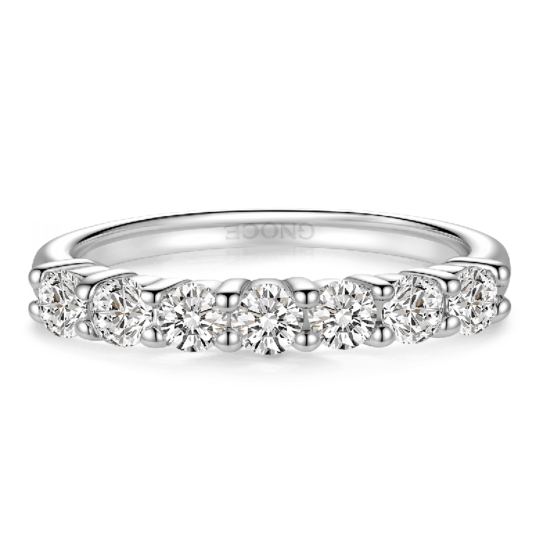 Shiny VVS Moissanite Band Ring