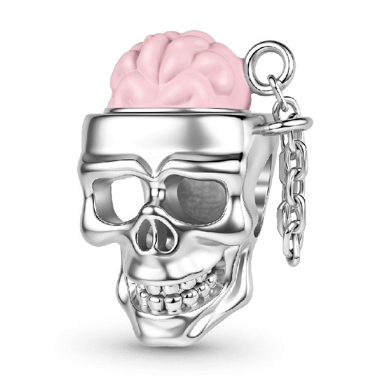Skull Brain Charm