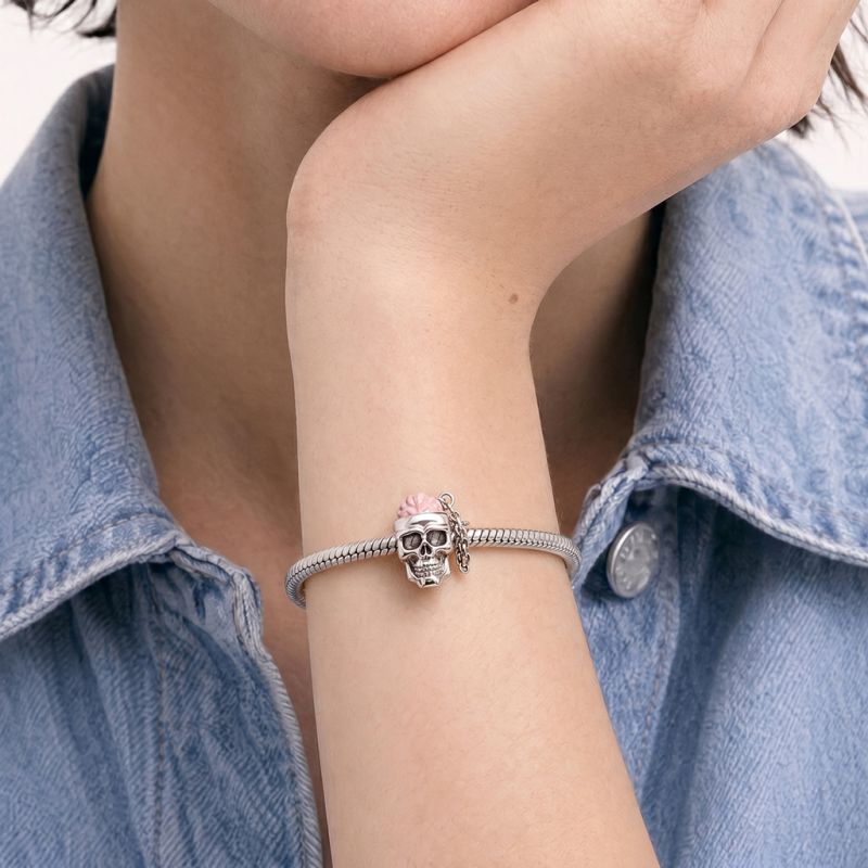 Skull Brain Charm