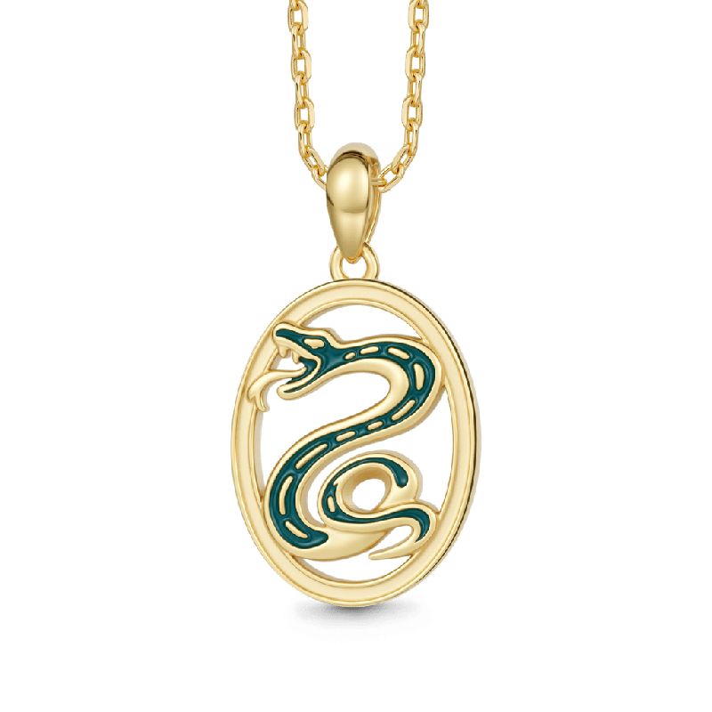 Slytherin Snake Necklace