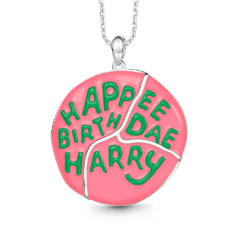 Hagrid Birthday Cake Necklace