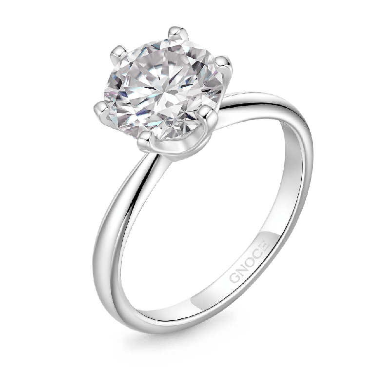 Classic 2CT Halo Moissanite Engagement Ring