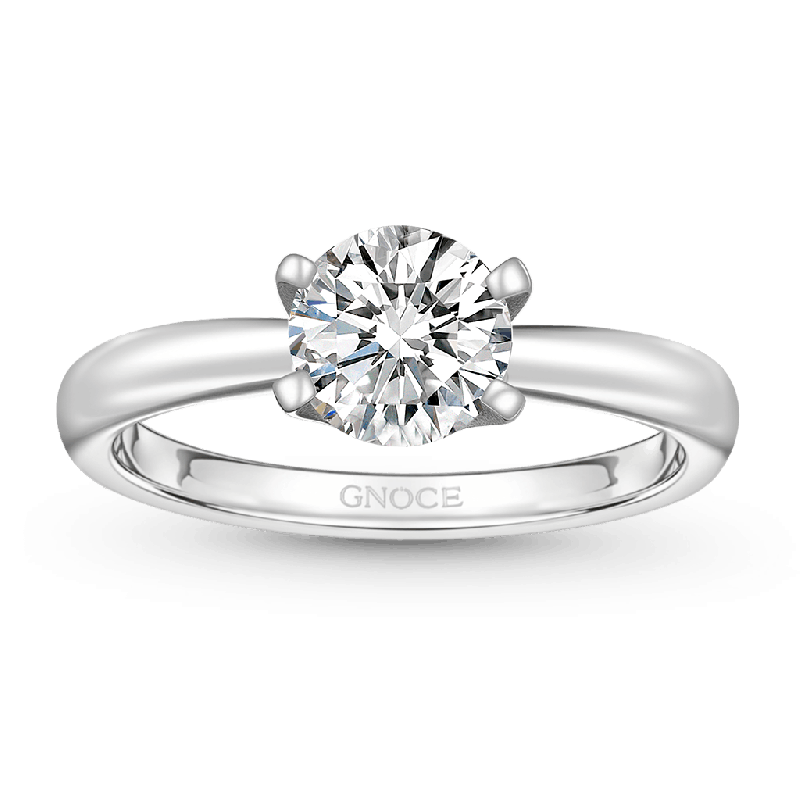 1CT Brilliant VVS Moissanite Ring
