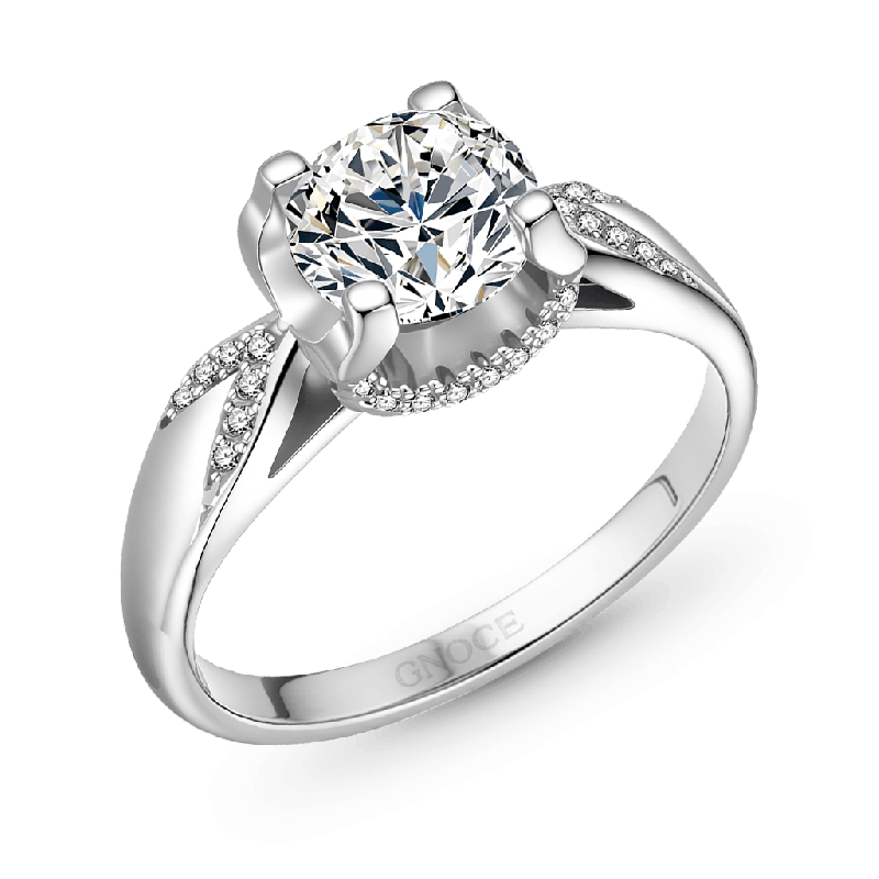 Sparkling Twist 1.0 Ct Moissanite Ring